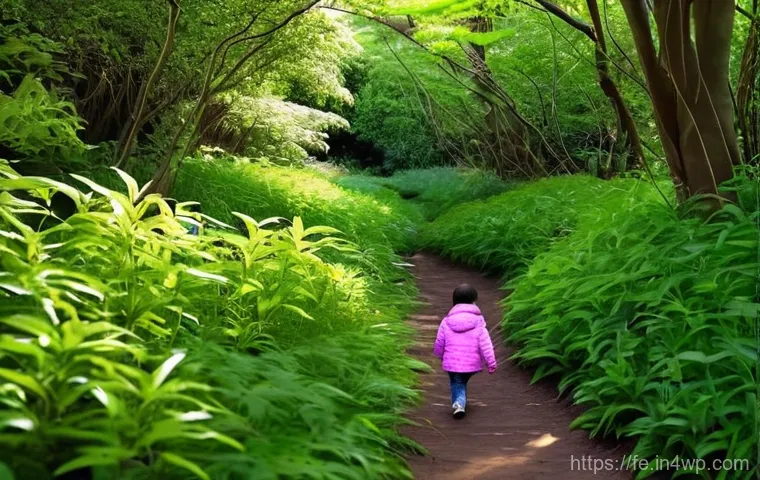 곤충과 함께하는 정원 체험 프로그램 - An inviting indoor-outdoor workshop setting, bustling with a family engaged in insect-themed craft a...