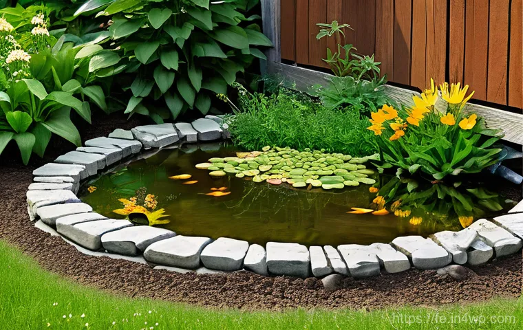 곤충 친화 정원에서의 생태적 디자인 원칙 - A vibrant, thriving insect-friendly garden during late spring. The scene features a beautifully bloo...