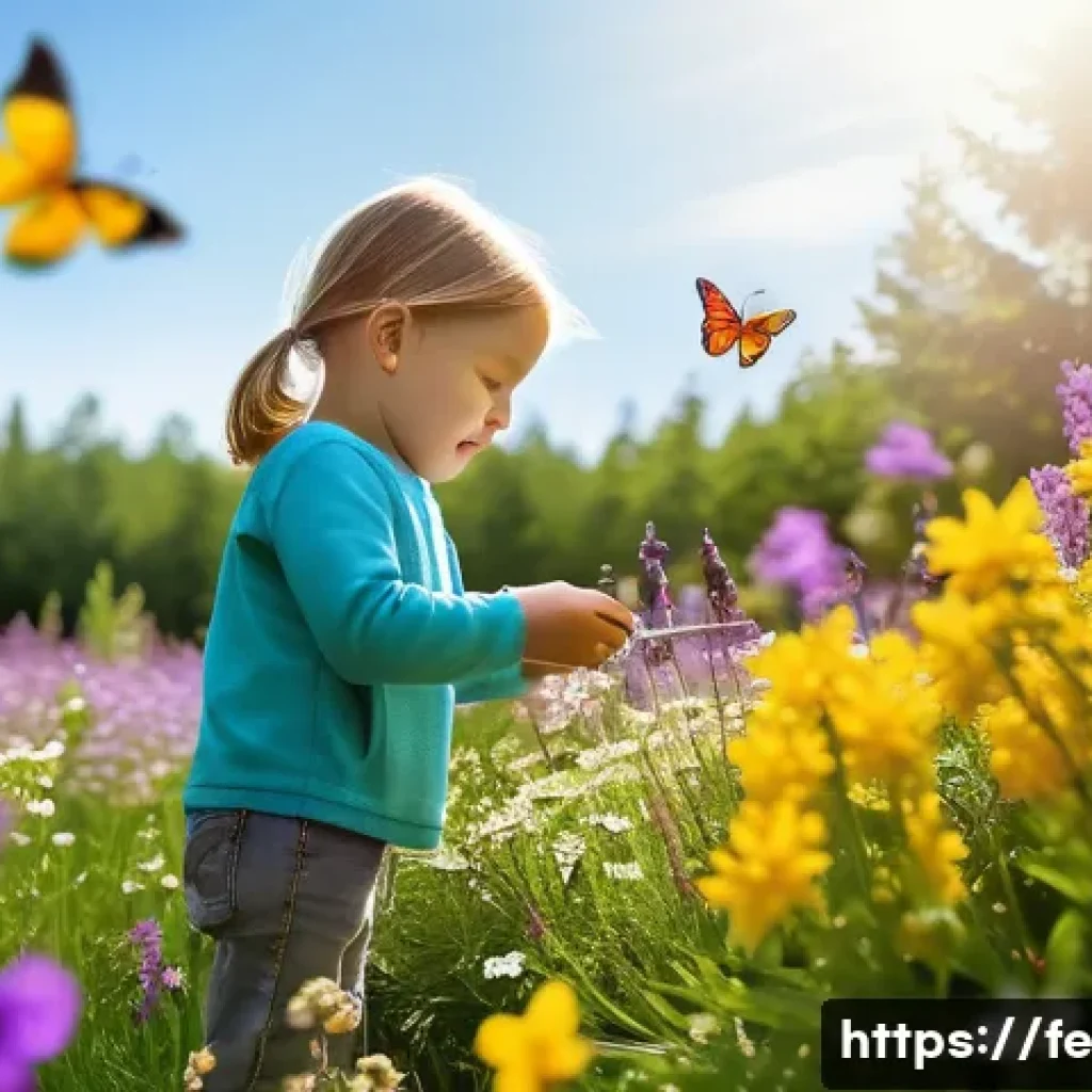 곤충 친화 정원에서의 생물학적 다양성 증진 - A vibrant, thriving insect-friendly garden bustling with life. Diverse native wildflowers in various...
